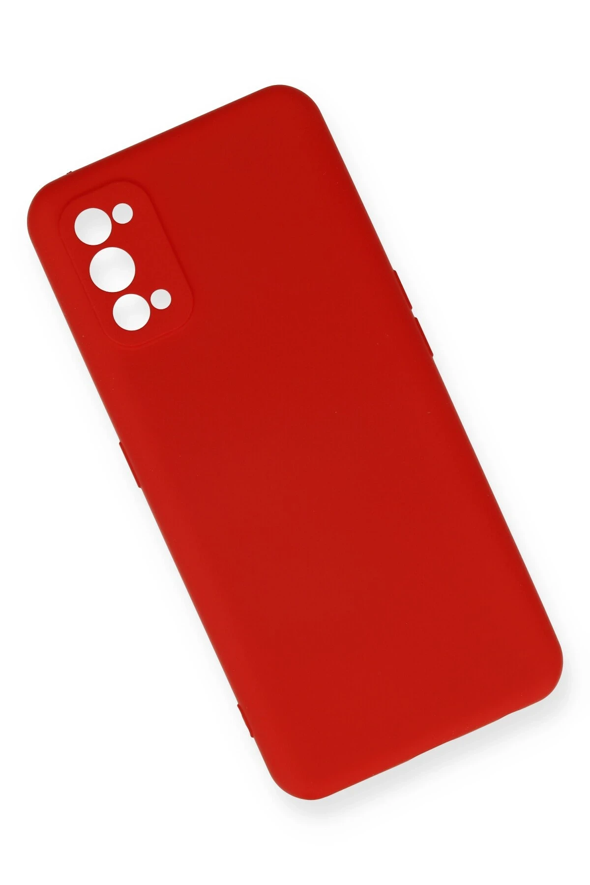 Newface Realme 7 Pro Kılıf Nano içi Kadife Silikon - Kırmızı
