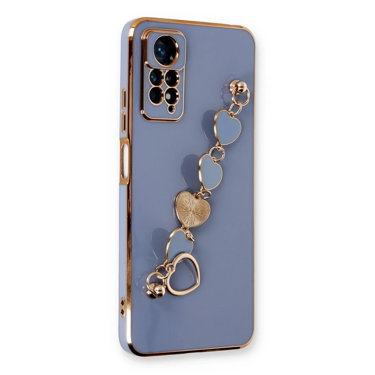 Newface Xiaomi Redmi Note 11 Pro Kılıf Esila Silikon - Gri