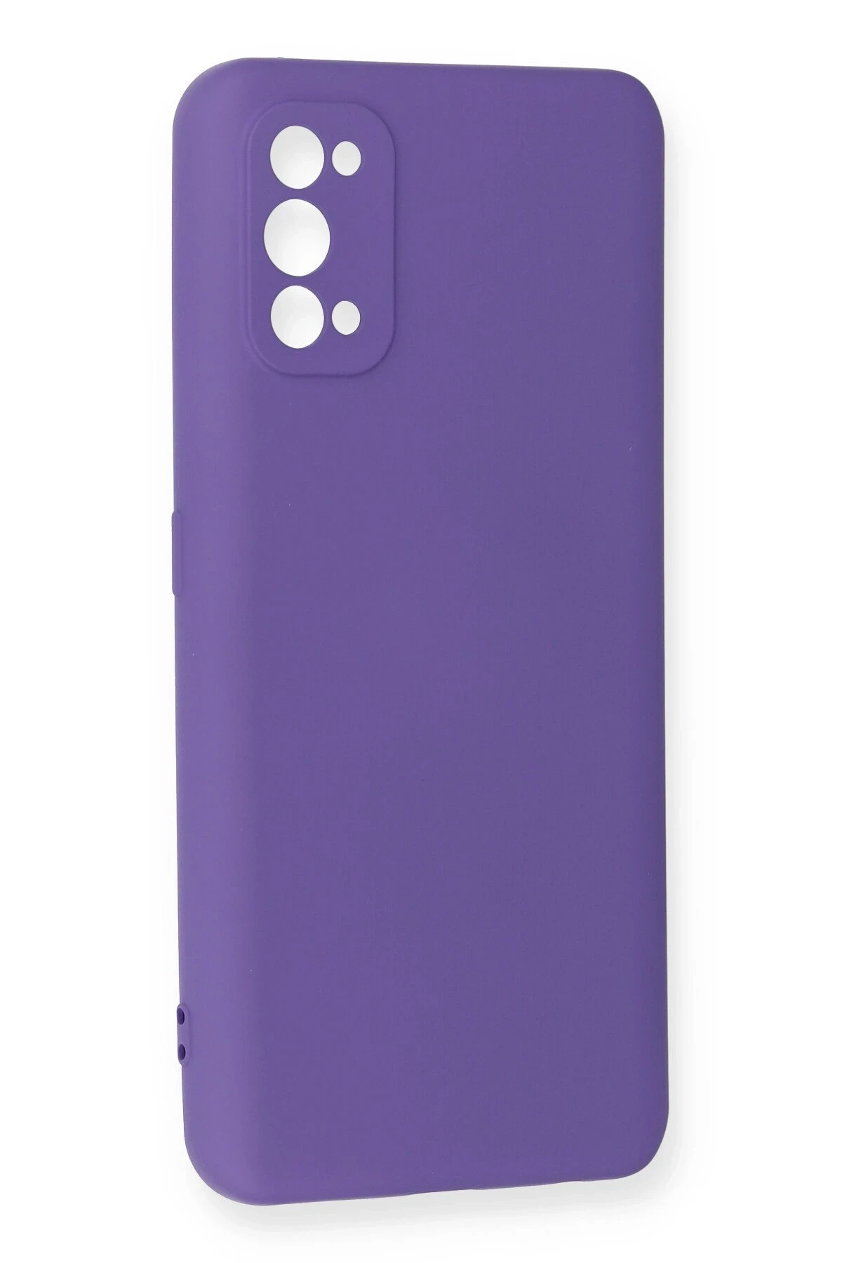Newface Realme 7 Pro Kılıf Nano içi Kadife Silikon - Mor