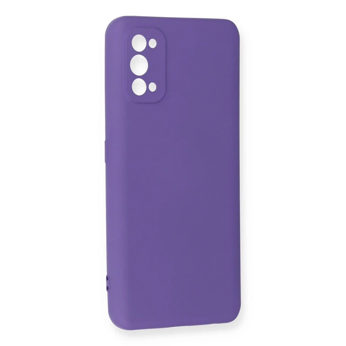 Realme 7 Pro Kılıf Nano içi Kadife Silikon - Mor