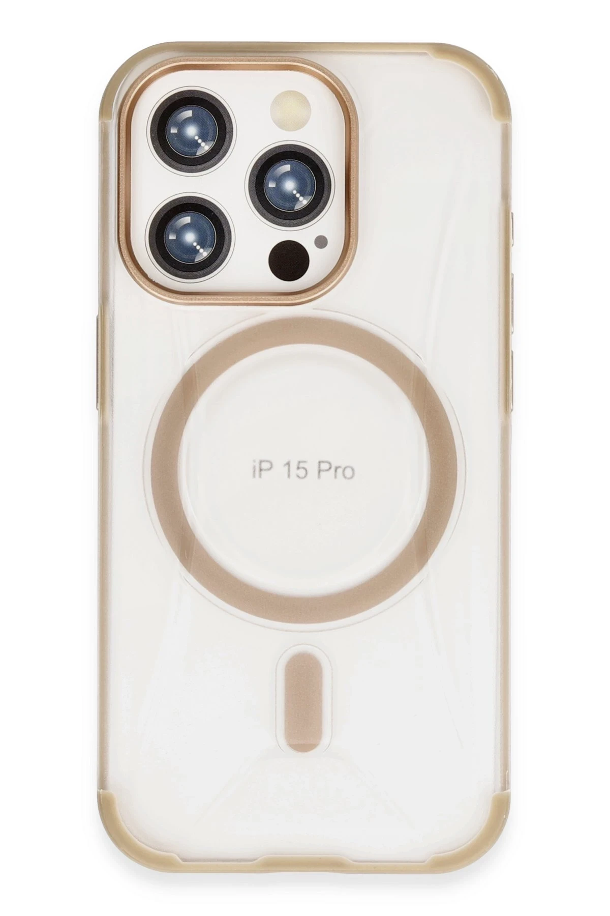 Joko iPhone 15 Pro Hilton Magsafe Kapak - Gold