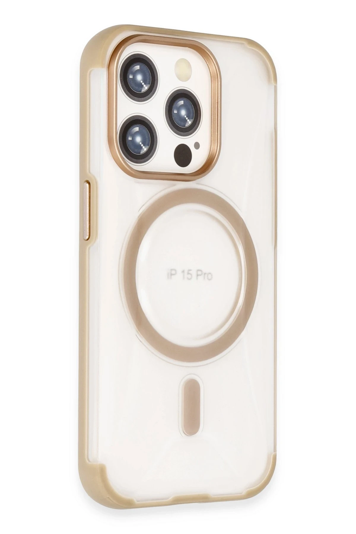Joko iPhone 15 Pro Hilton Magsafe Kapak - Gold