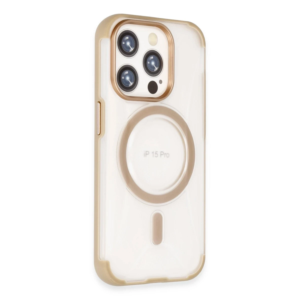 Joko Apple iPhone 15 Pro Hilton Magsafe Kapak - Gold