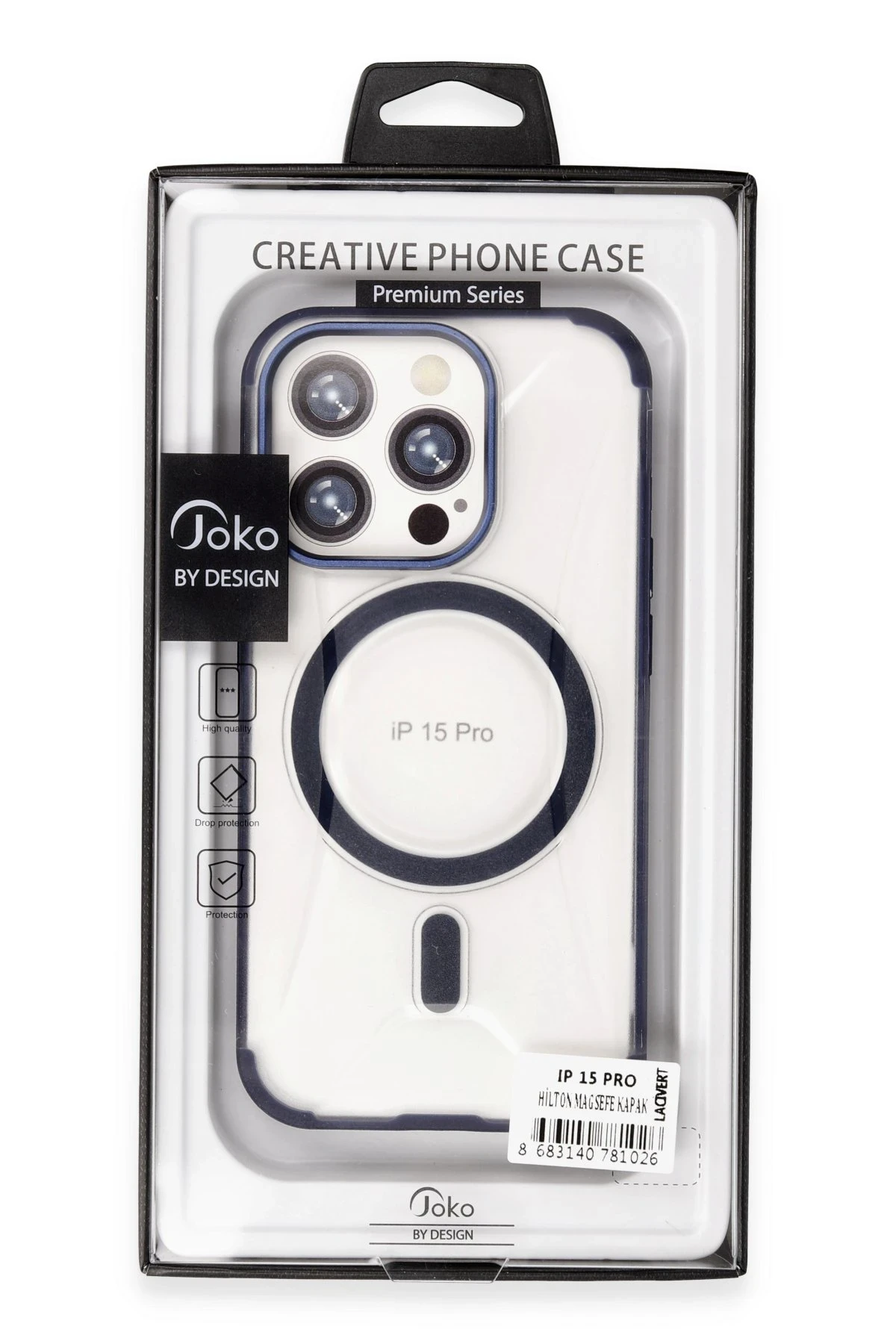 Joko iPhone 15 Pro Max Hilton Magsafe Kapak - Titan Gri