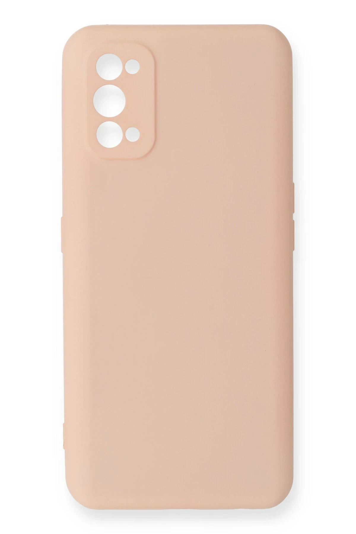 Newface Realme 7 Pro Kılıf Nano içi Kadife Silikon - Pudra
