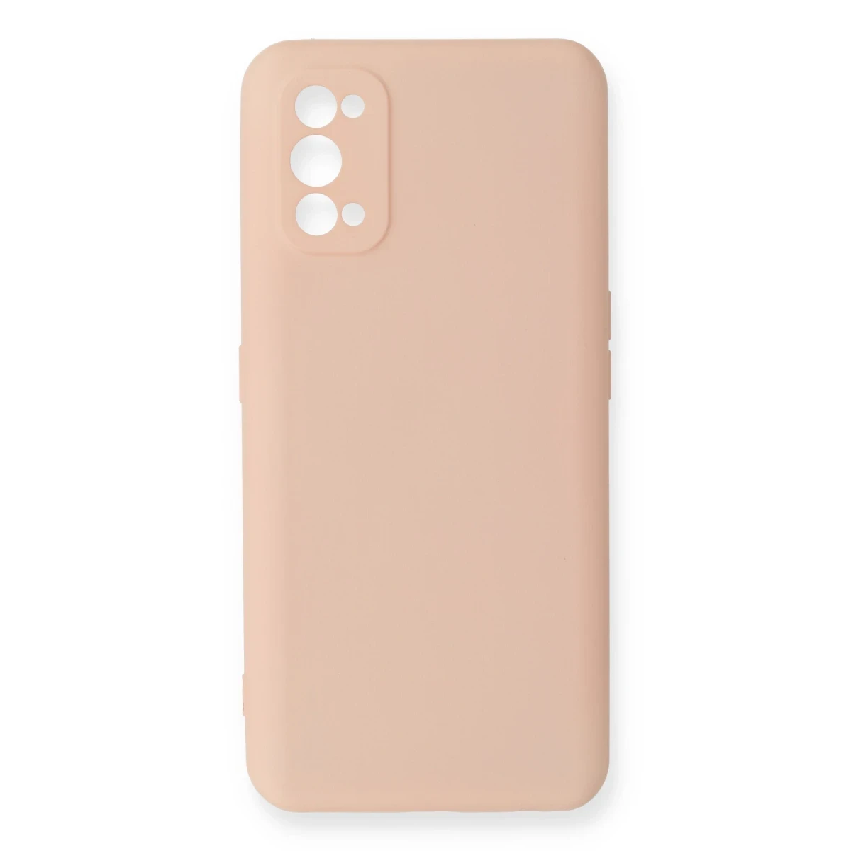 Newface Realme 7 Pro Kılıf Nano içi Kadife Silikon - Pudra