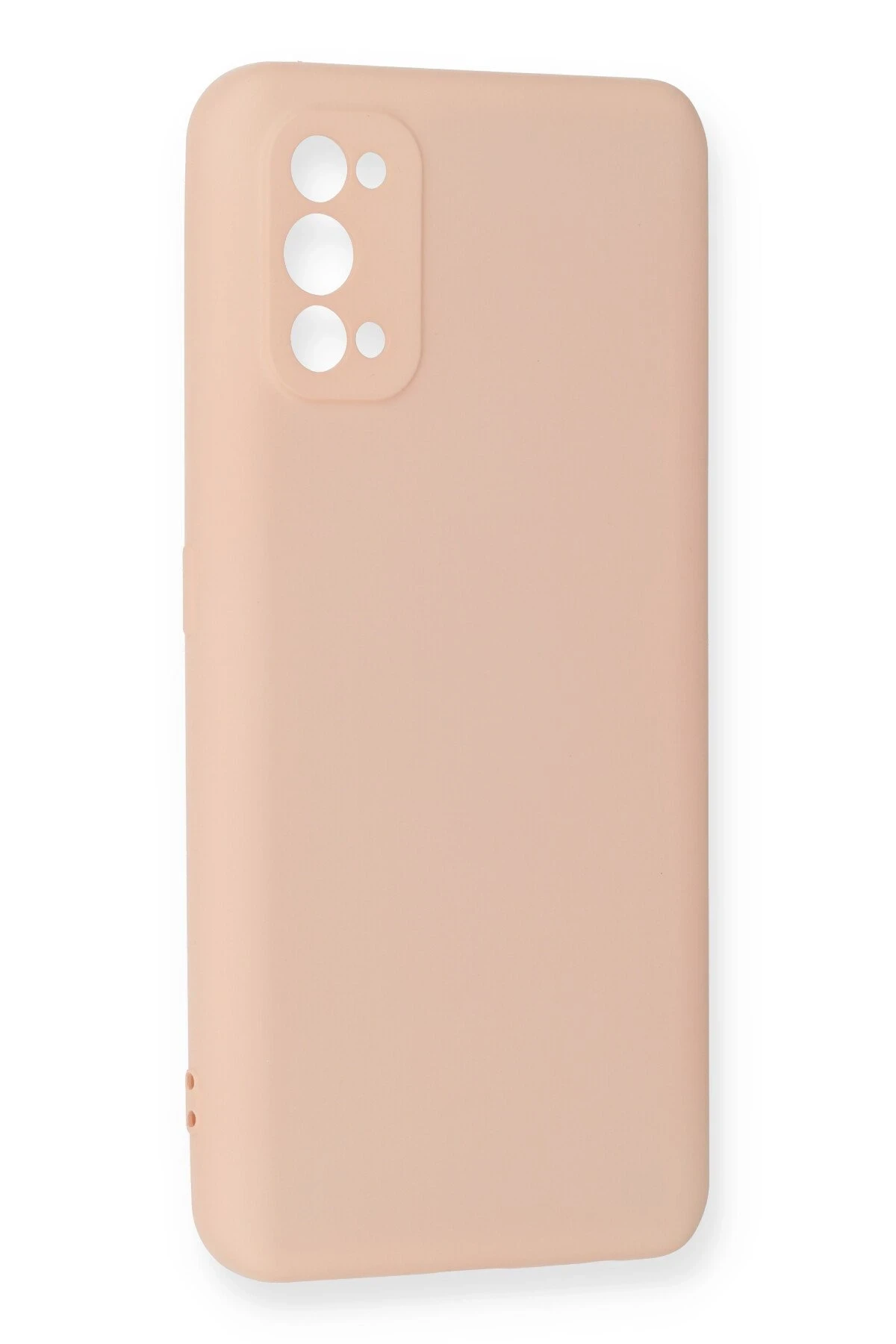 Newface Realme 7 Pro Kılıf Nano içi Kadife Silikon - Pudra