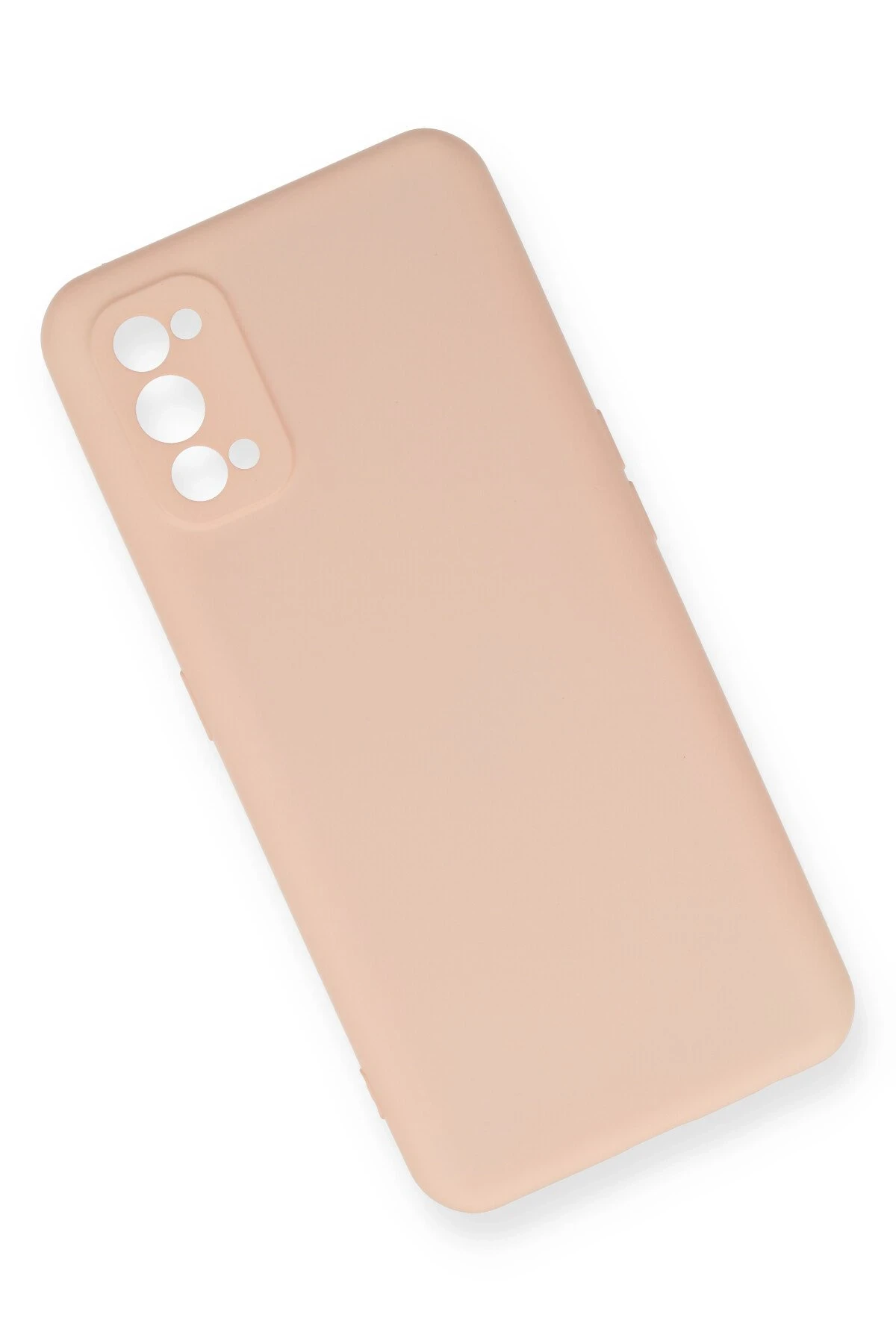 Newface Realme 7 Pro Kılıf Nano içi Kadife Silikon - Pudra