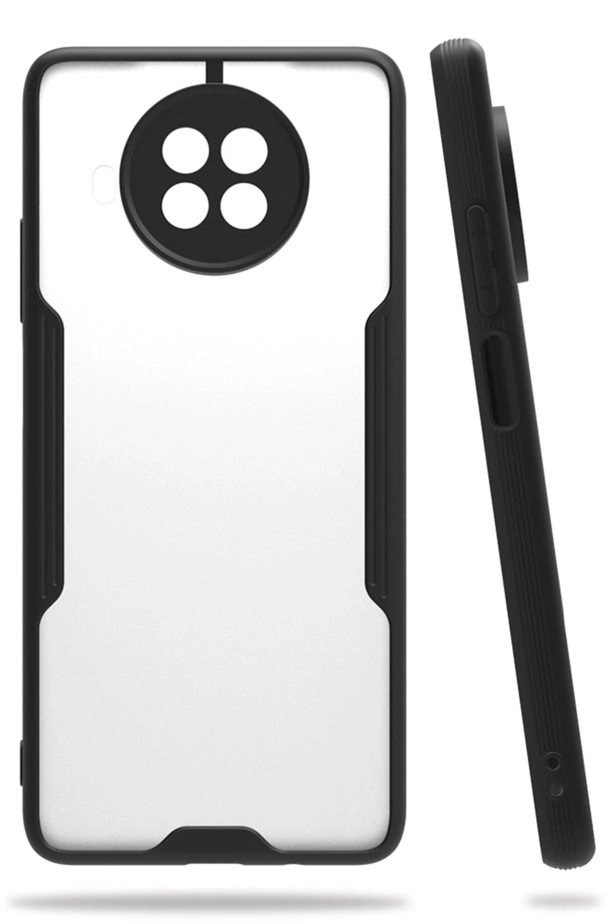 Newface Xiaomi Mi 10T Lite Kılıf Platin Silikon - Siyah