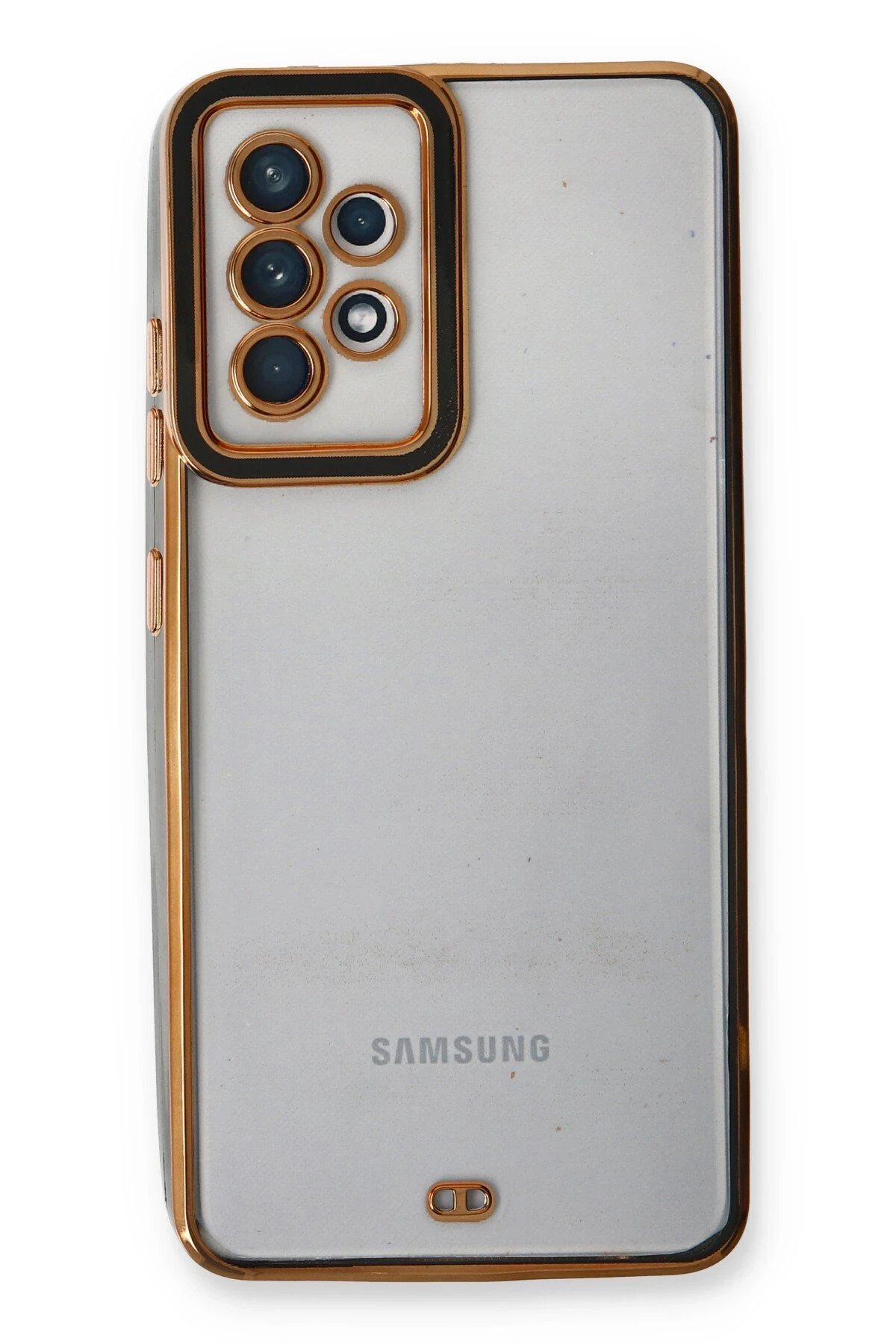 Newface Samsung Galaxy A73 5G Kılıf Liva Lens Silikon - Siyah