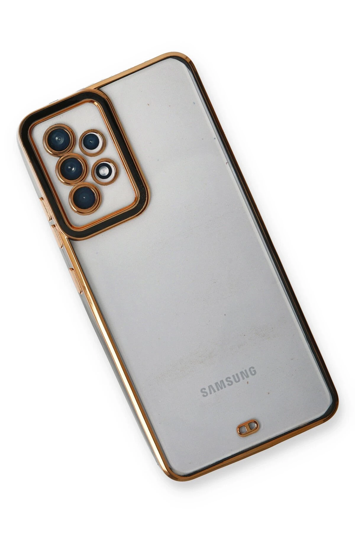 Newface Samsung Galaxy A73 5G Kılıf Liva Lens Silikon - Siyah