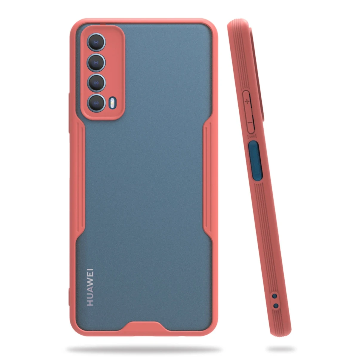 Newface Huawei P Smart 2021 Kılıf Platin Silikon - Pembe