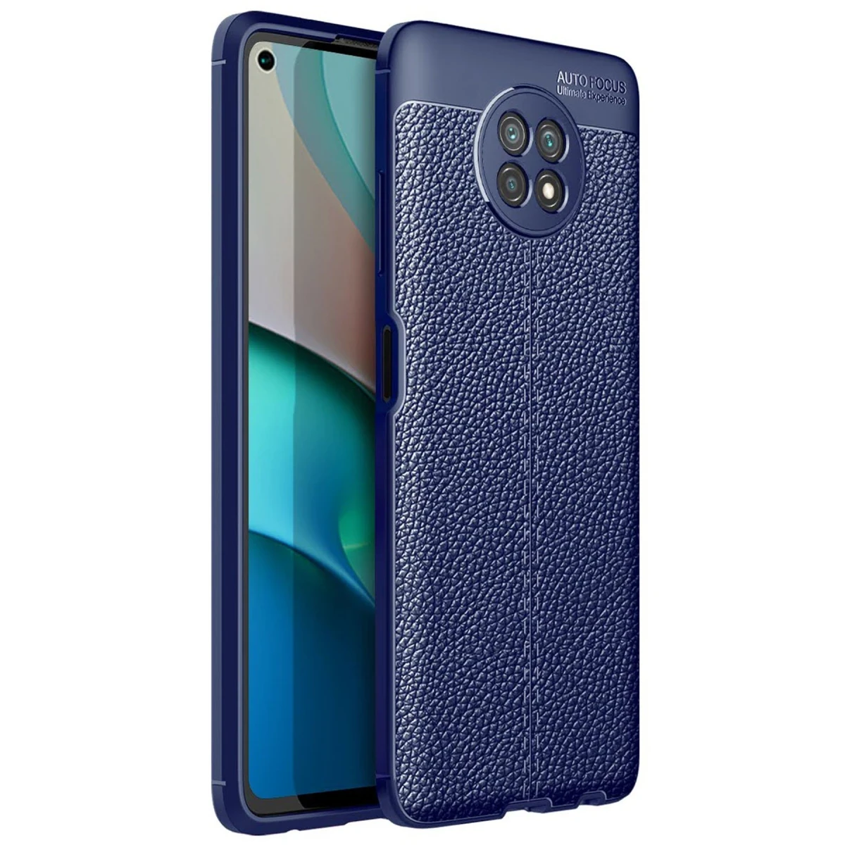 Newface Xiaomi Redmi Note 9 5G Kılıf Auto Focus Kapak - Lacivert