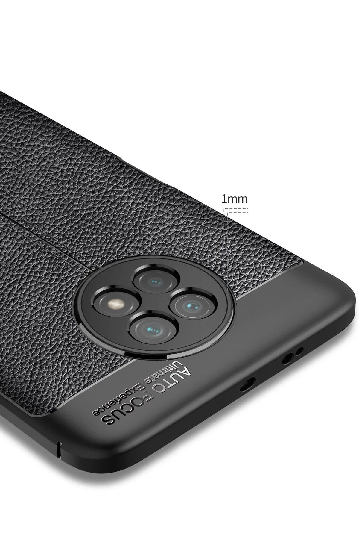 Newface Xiaomi Redmi Note 9 5G Kılıf Auto Focus Kapak - Lacivert