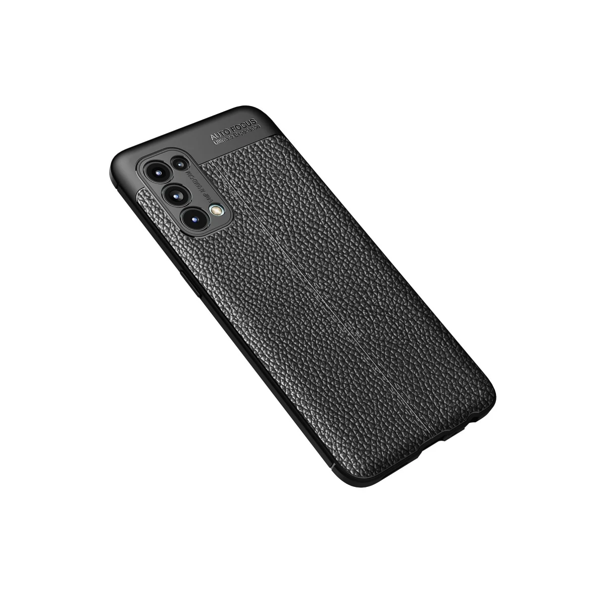 Newface Oppo Reno 5 Kılıf Auto Focus Kapak - Siyah