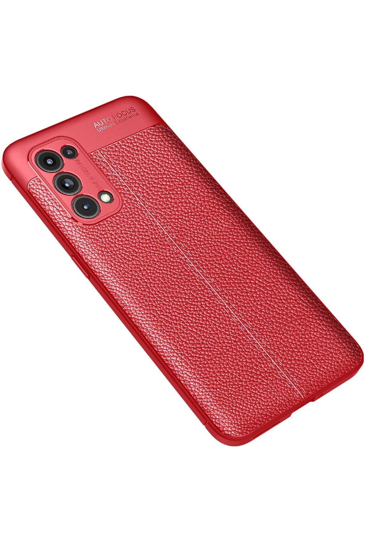 Newface Oppo Reno 5 Pro Kılıf Auto Focus Kapak - Kırmızı