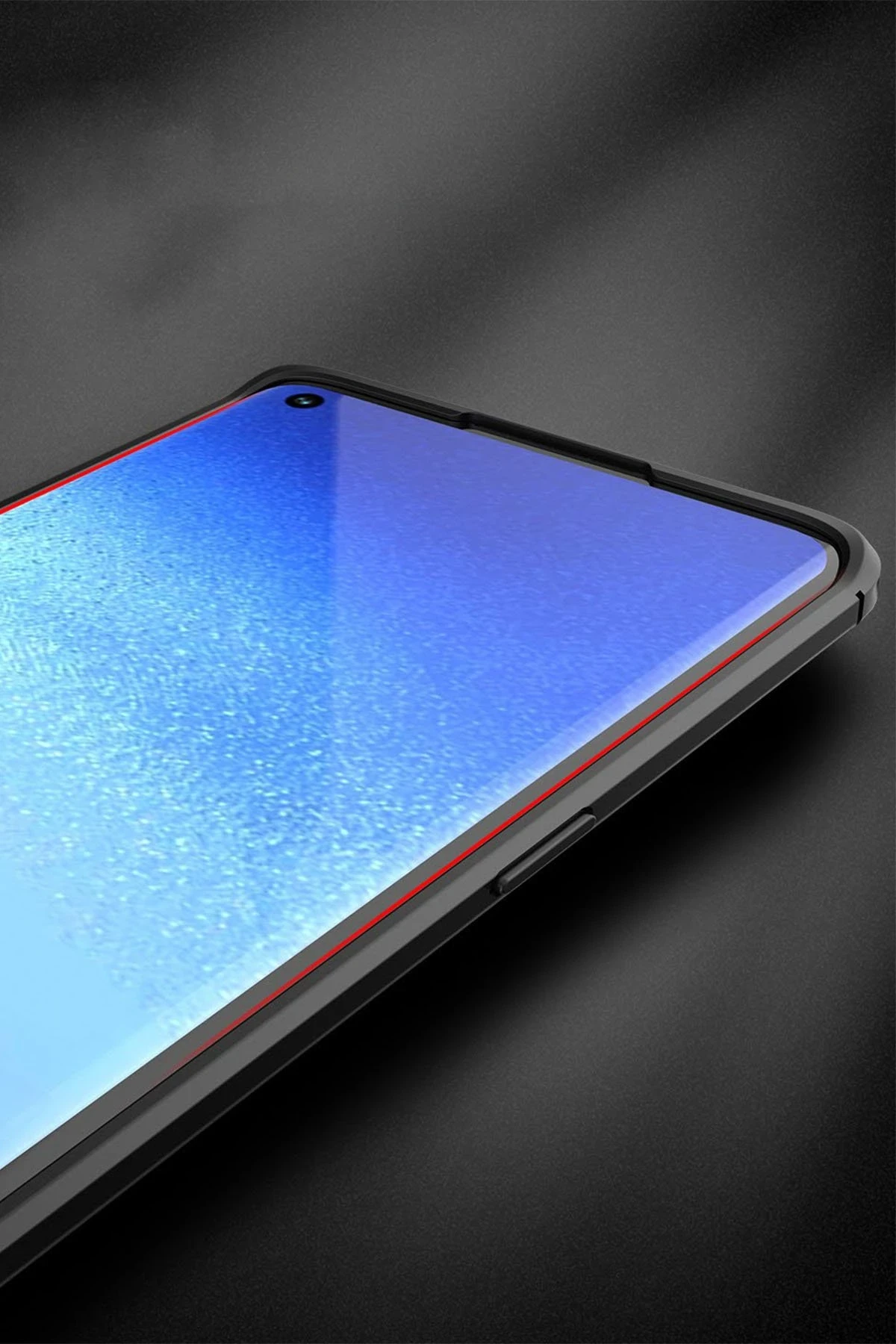Newface Oppo Reno 5 Pro Kılıf Auto Focus Kapak - Kırmızı