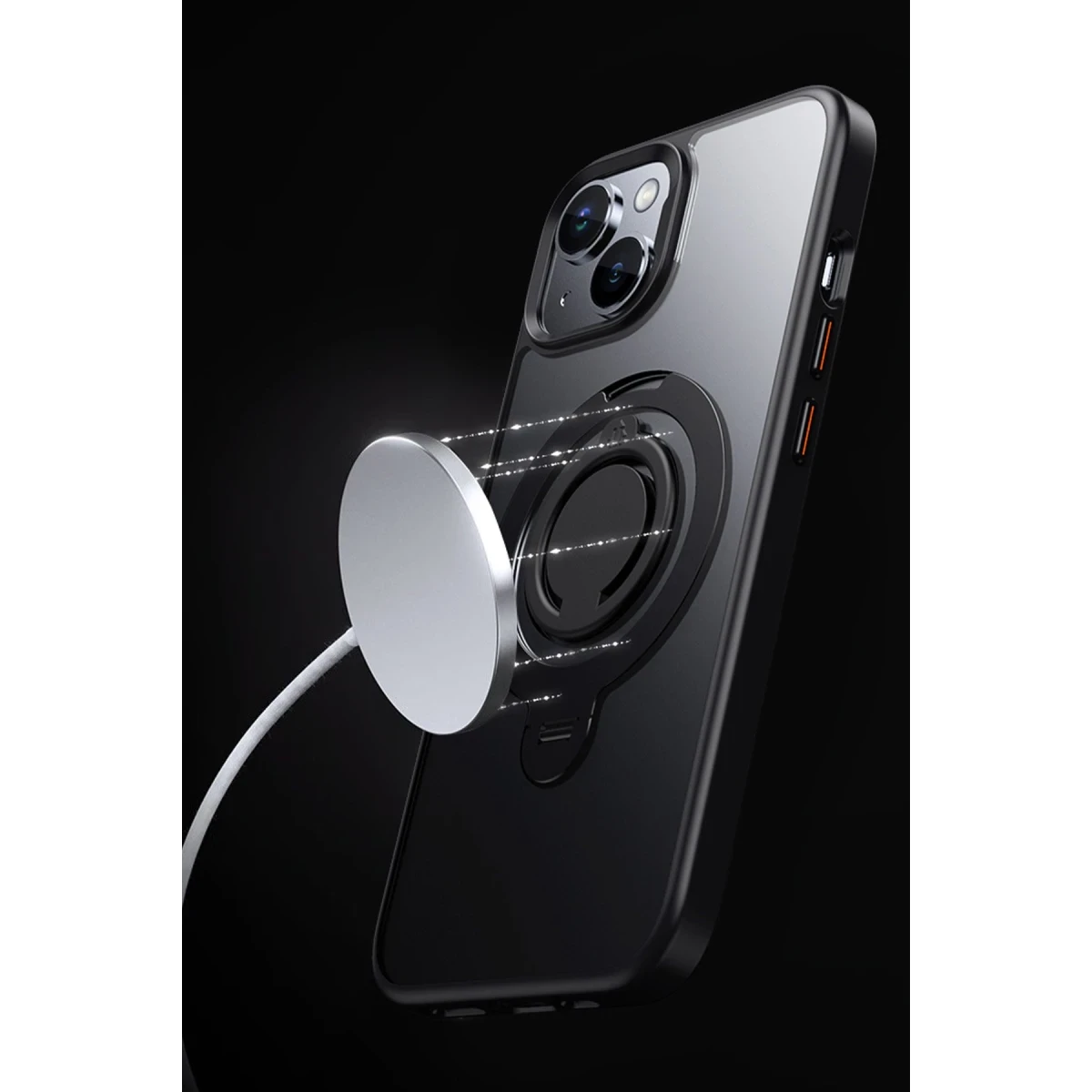 Joko Apple iPhone 12 Avatar 360 Dönen Magsafe Kapak - Siyah — görsel 9