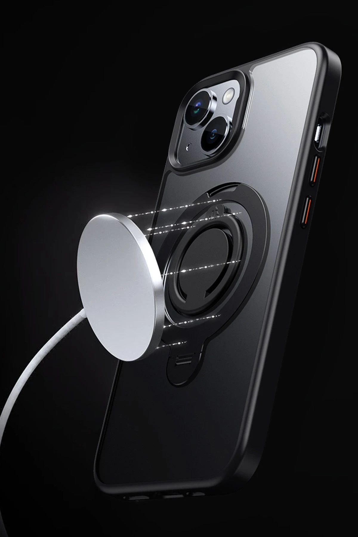 Joko Apple iPhone 15 Avatar 360 Dönen Magsafe Kapak - Siyah — görsel 4
