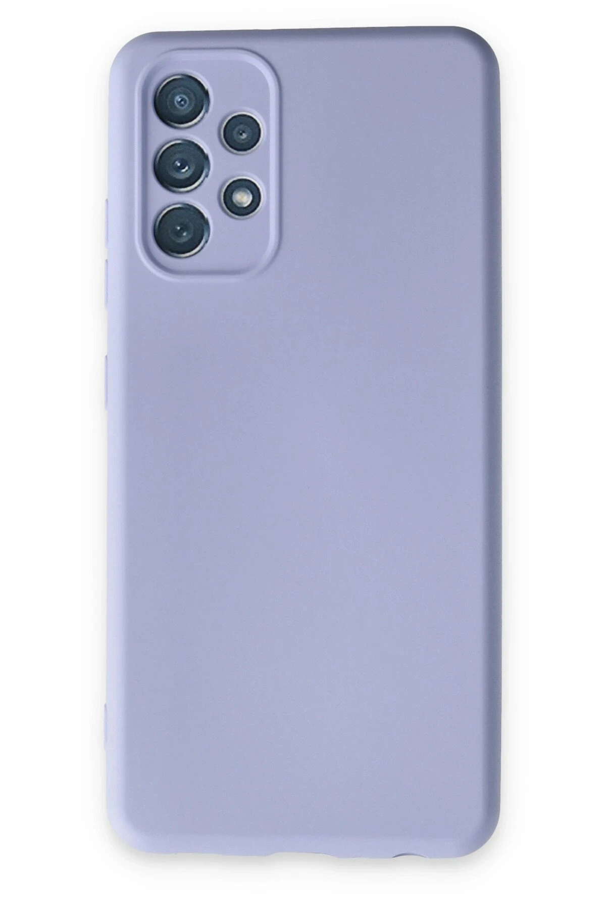 Newface Samsung Galaxy A13 4G Kılıf Nano içi Kadife Silikon - Lila