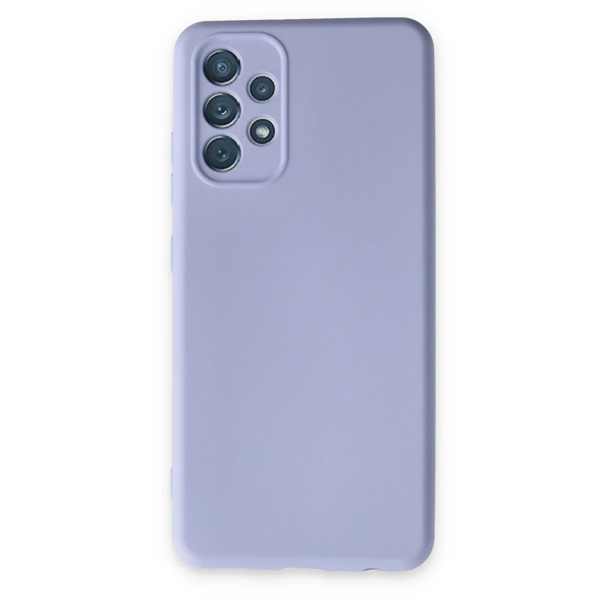 Newface Samsung Galaxy A13 4G Kılıf Nano içi Kadife Silikon - Lila