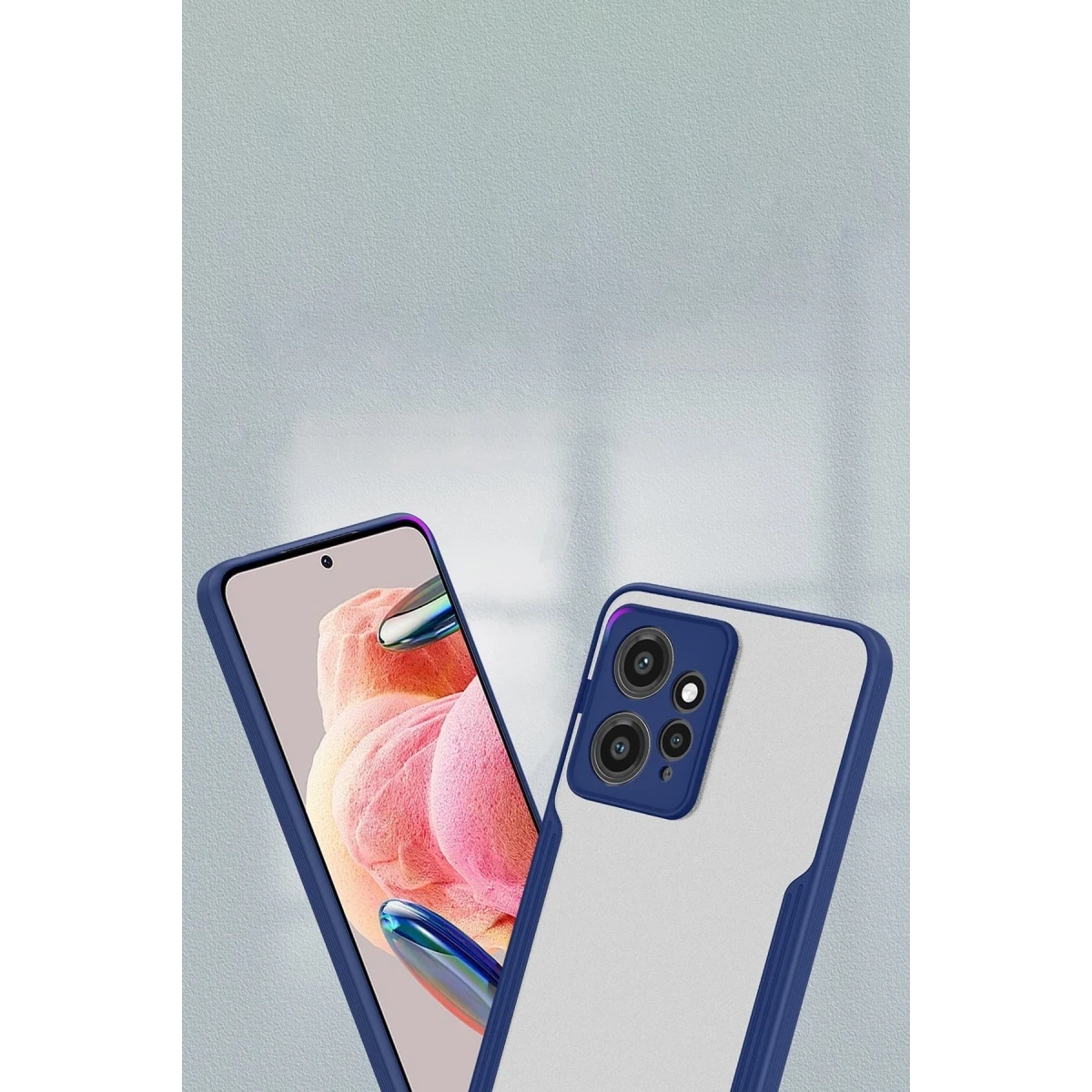 Newface Xiaomi Redmi Note 12 4G Kılıf Platin Silikon - Pembe