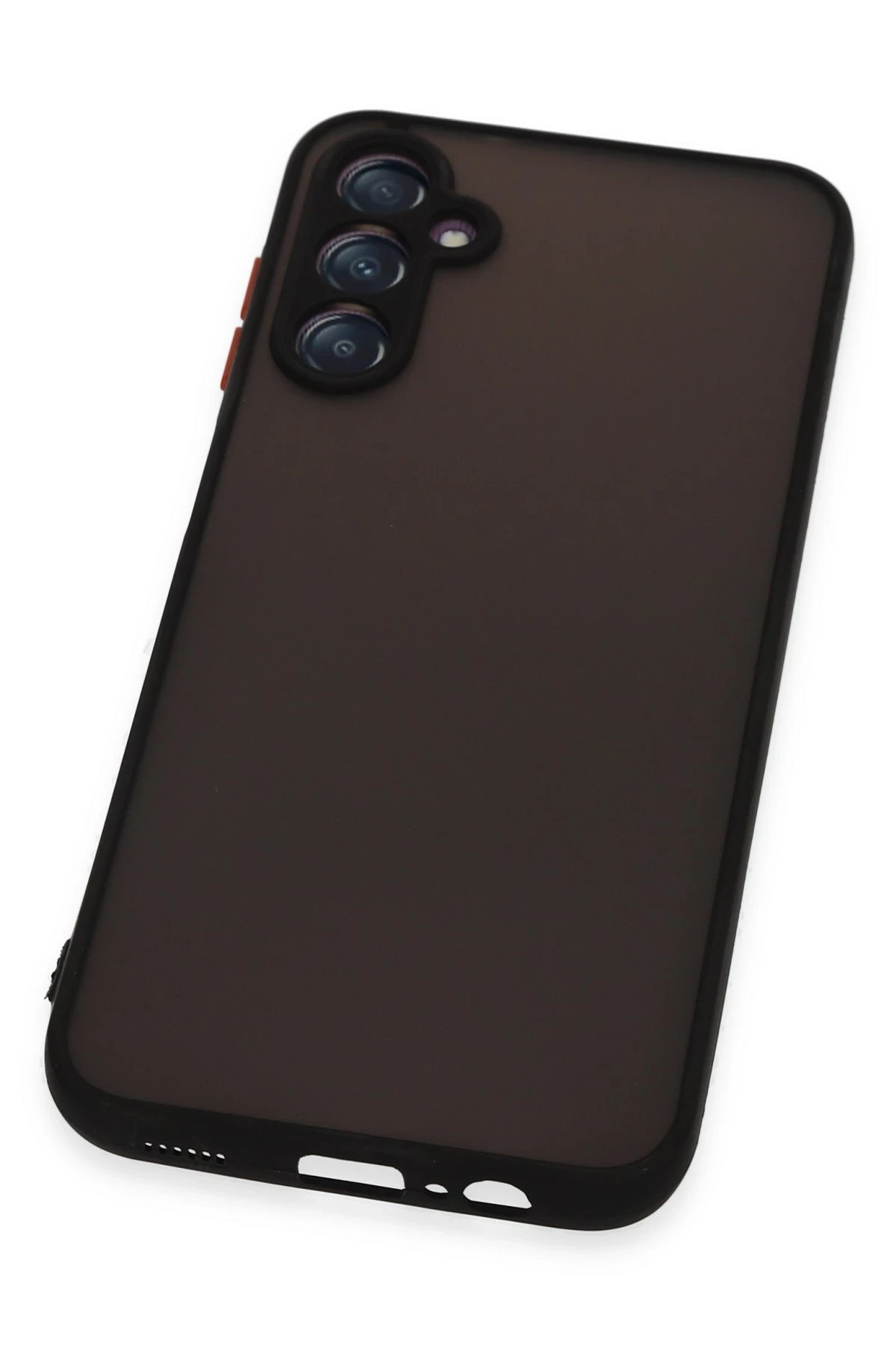 Newface Samsung Galaxy A24 4G Kılıf Montreal Silikon Kapak - Siyah