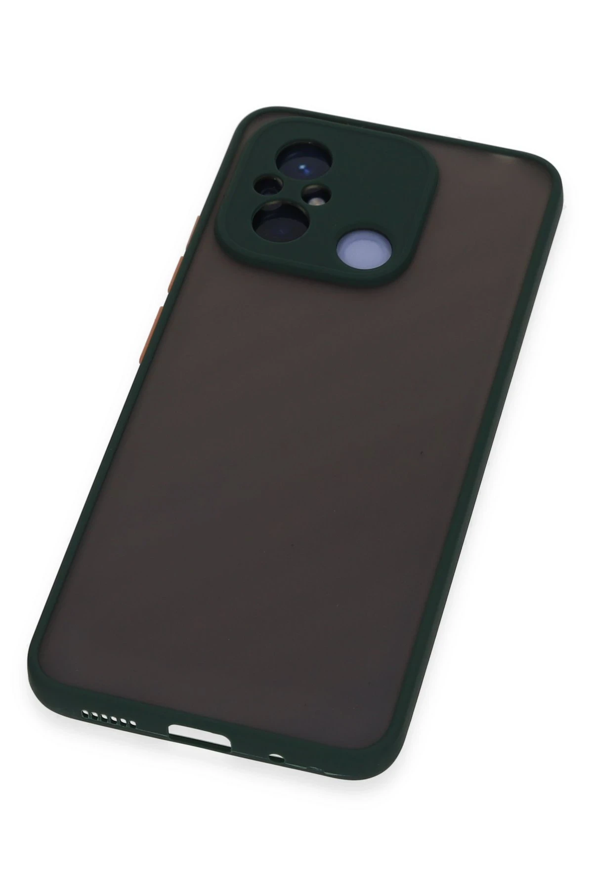 Newface Xiaomi Redmi 12C Kılıf Montreal Silikon Kapak - Yeşil
