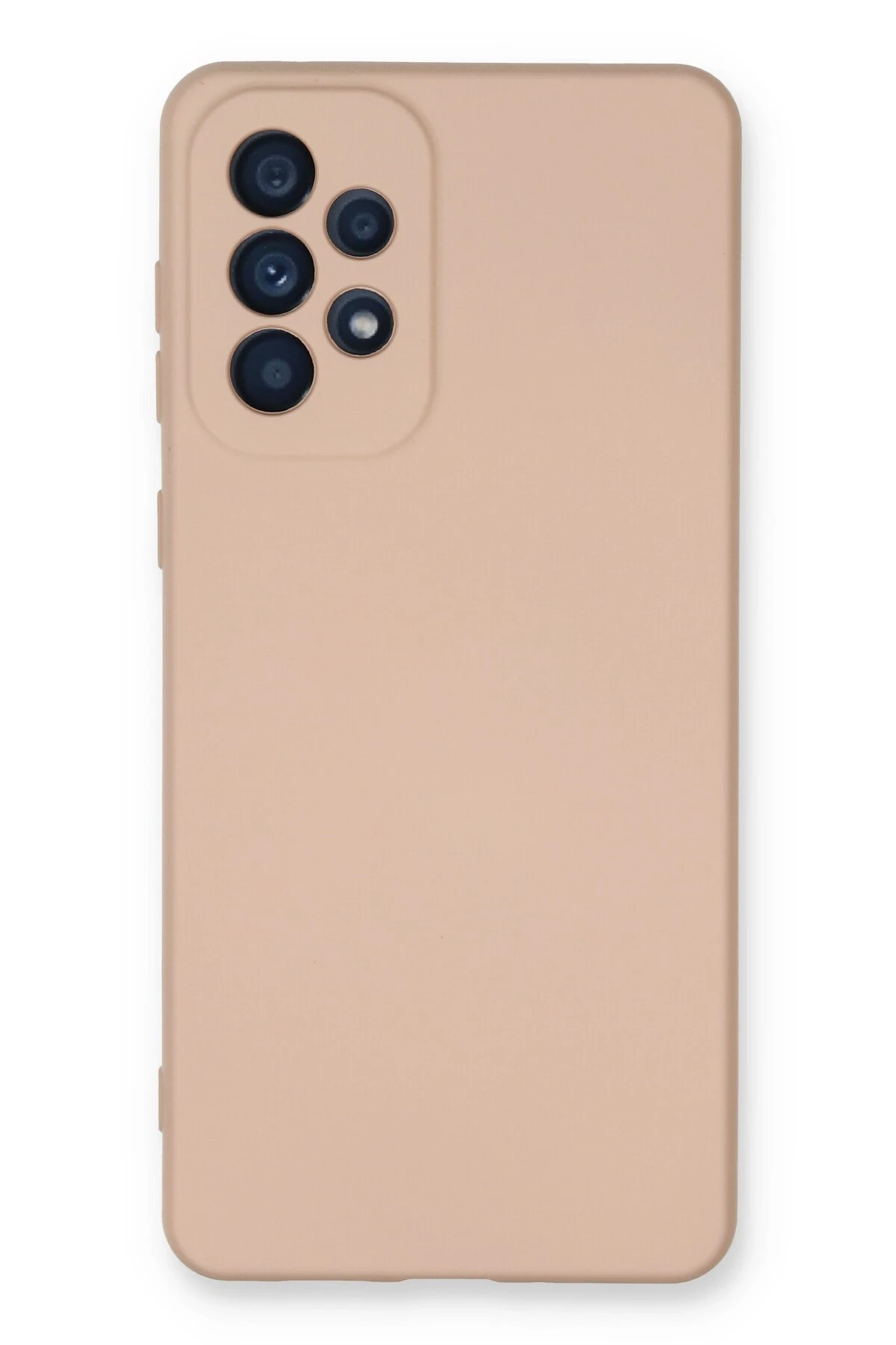 Newface Samsung Galaxy A33 5G Kılıf Nano içi Kadife Silikon - Pudra
