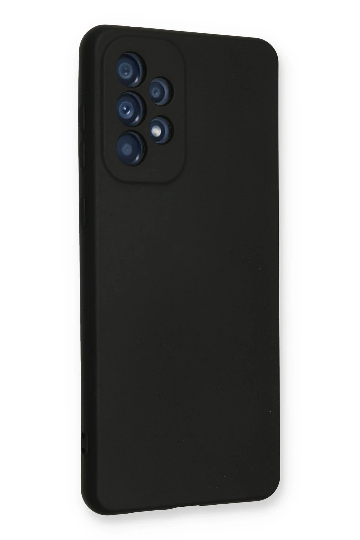 Newface Samsung Galaxy A53 5G Kılıf Nano içi Kadife Silikon - Siyah