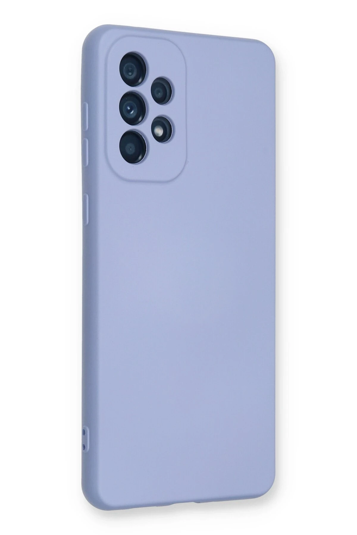 Newface Samsung Galaxy A53 5G Kılıf Nano içi Kadife Silikon - Lila