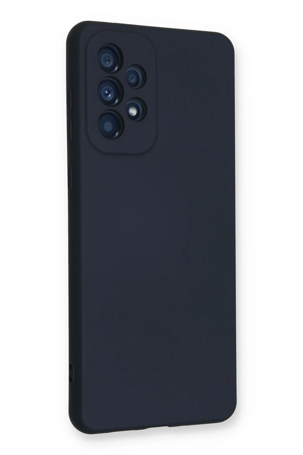 Newface Samsung Galaxy A53 5G Kılıf Nano içi Kadife Silikon - Lacivert