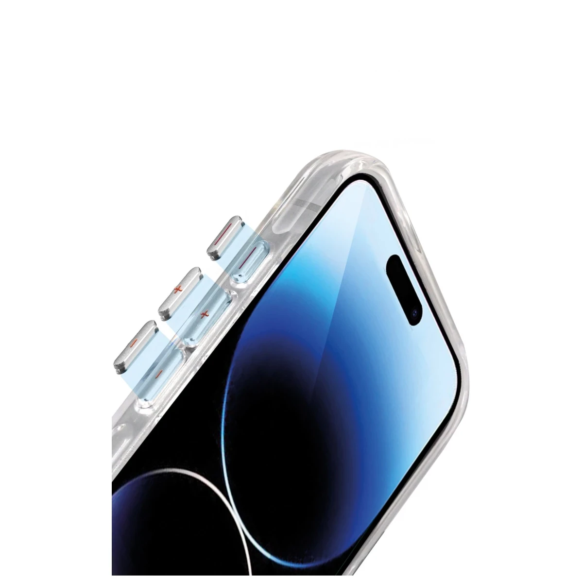 HDD Apple iPhone 16 Pro HBC-274 PC 2.0 Şeffaf Magsafe Kapak - Şeffaf