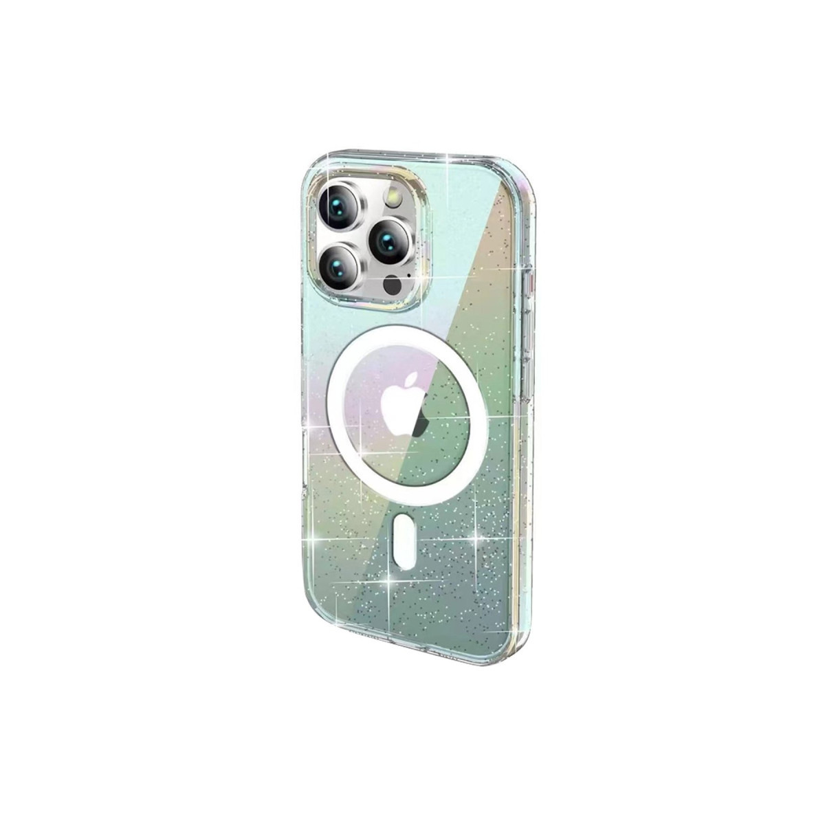 Joko Apple iPhone 16 Pro Max Rasasi Simli Magsafe Kapak - Şeffaf — görsel 11