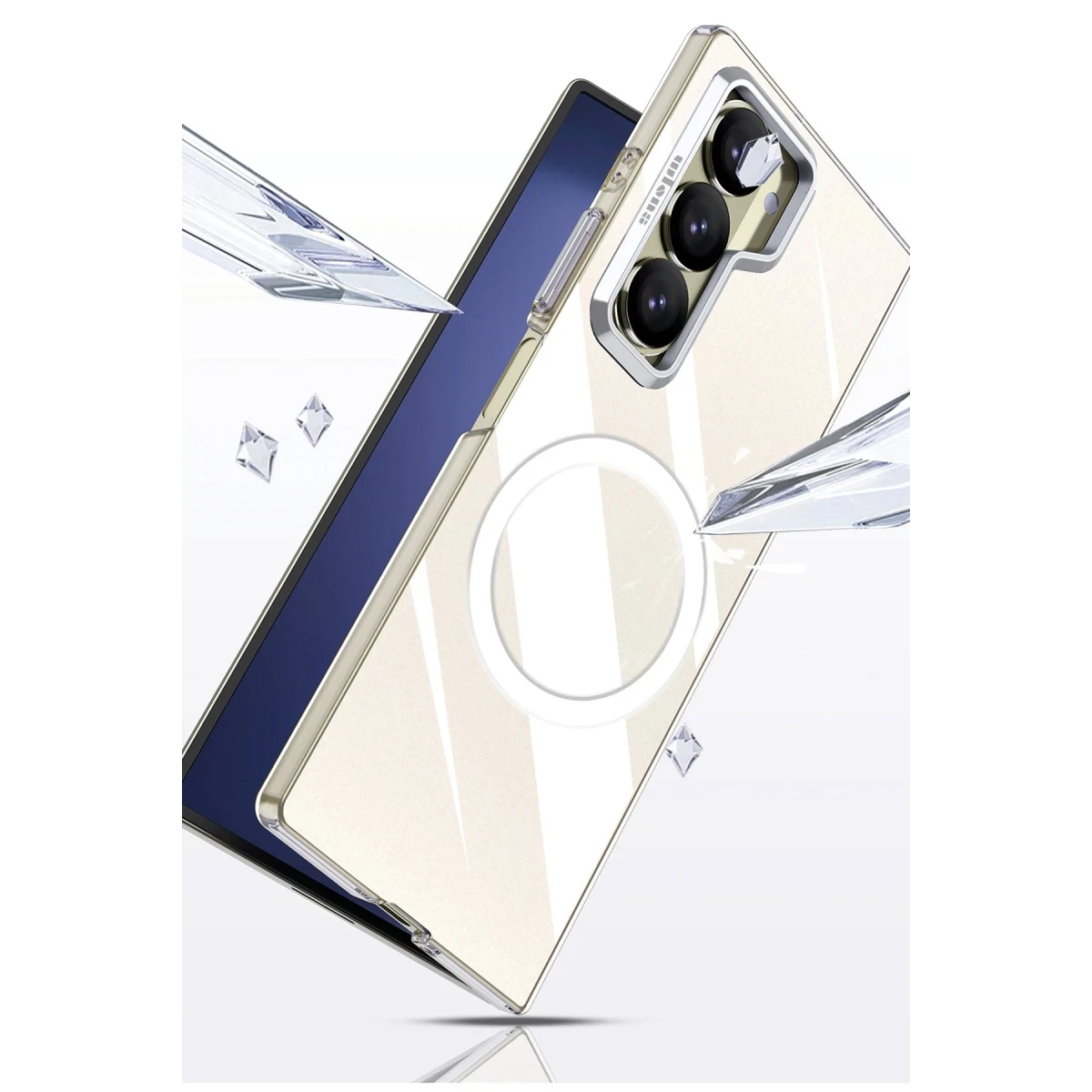 Joko Samsung Galaxy Z Fold 6 Crystal Magsafe Kapak - Şeffaf — görsel 7