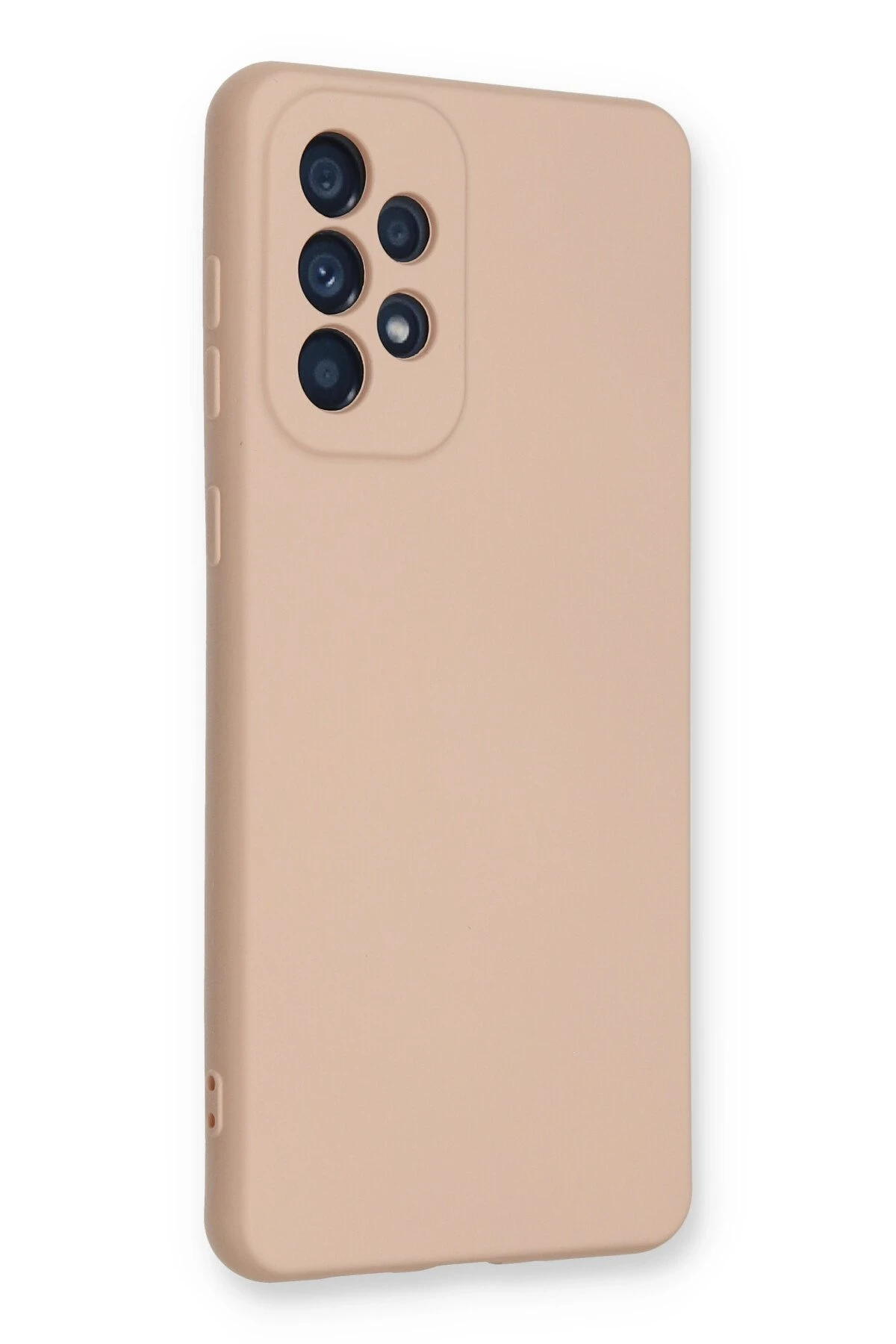 Newface Samsung Galaxy A73 5G Kılıf Nano içi Kadife Silikon - Pudra