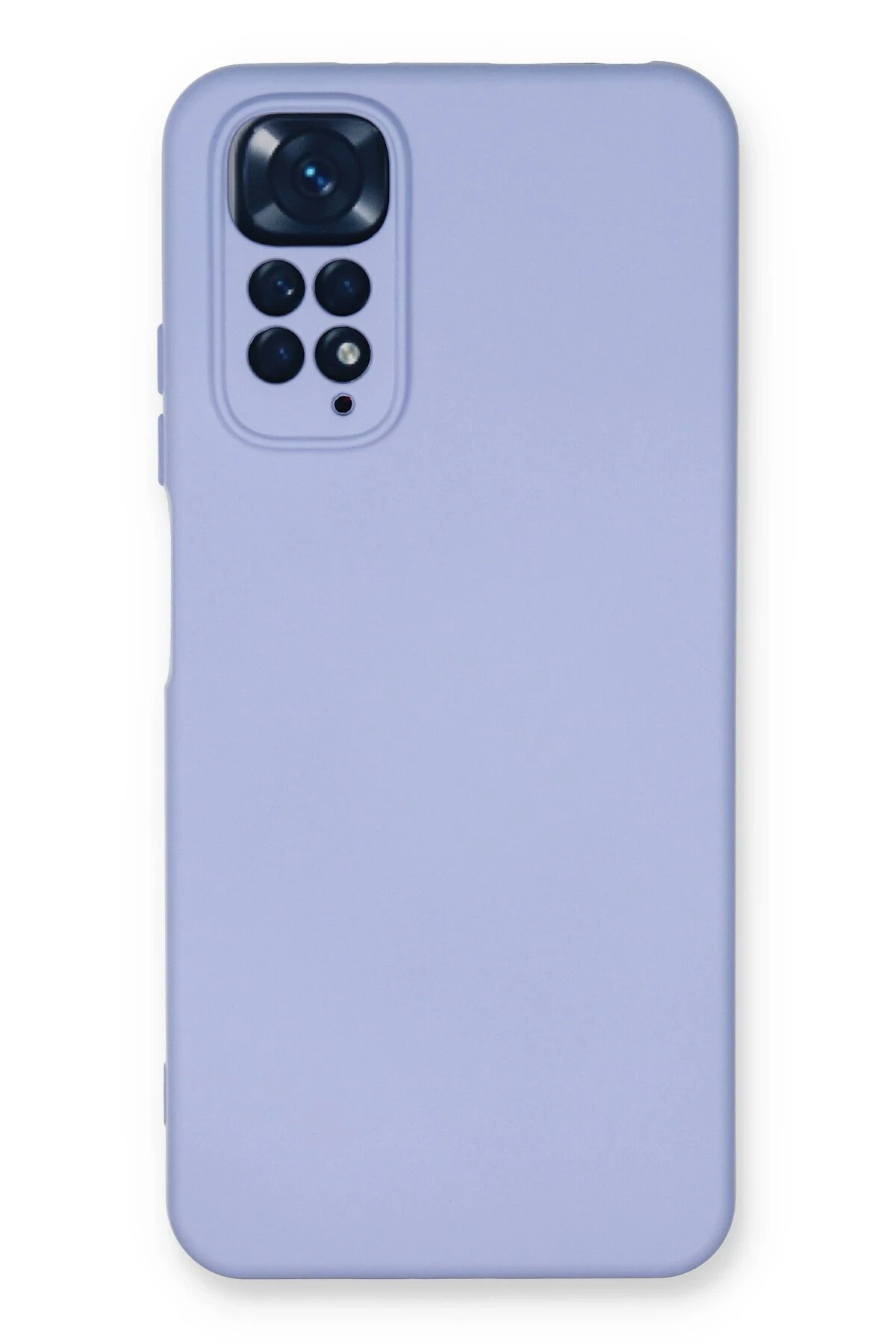 Newface Xiaomi Redmi Note 11 Kılıf Nano içi Kadife Silikon - Lila