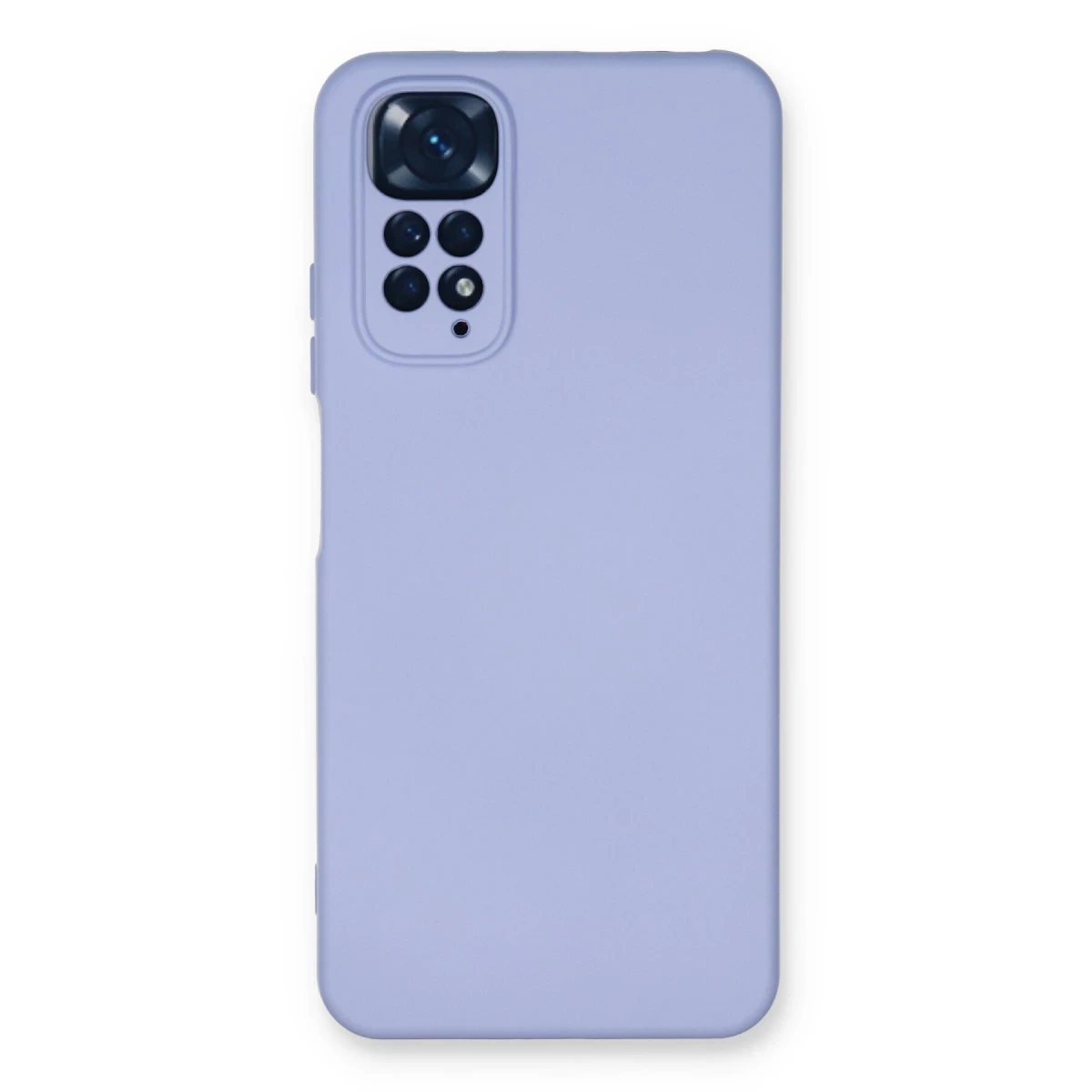 Newface Xiaomi Redmi Note 11 Kılıf Nano içi Kadife Silikon - Lila