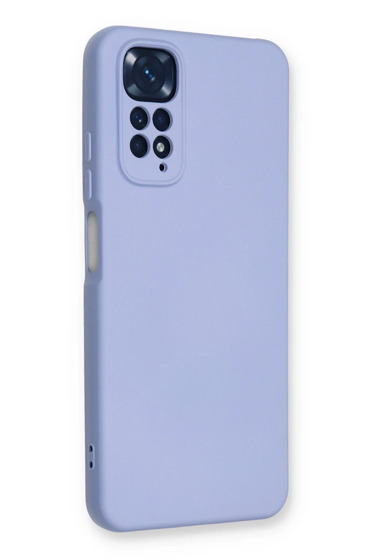 Newface Xiaomi Redmi Note 11 Kılıf Nano içi Kadife Silikon - Lila