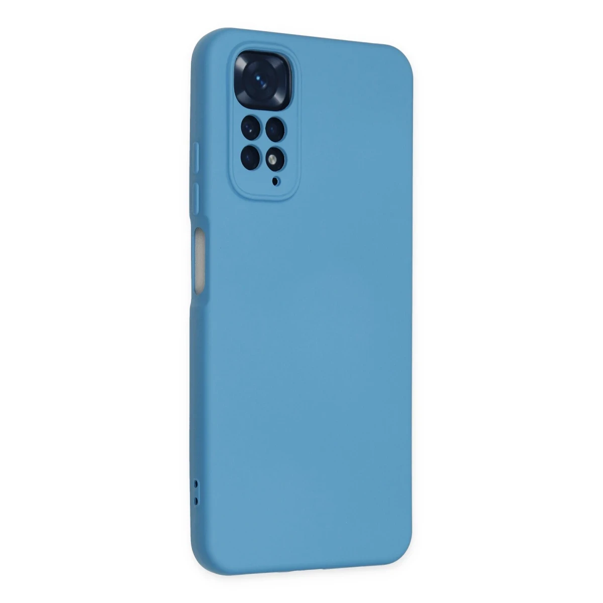 Xiaomi Redmi Note 11 Kılıf Nano içi Kadife Silikon - Mavi