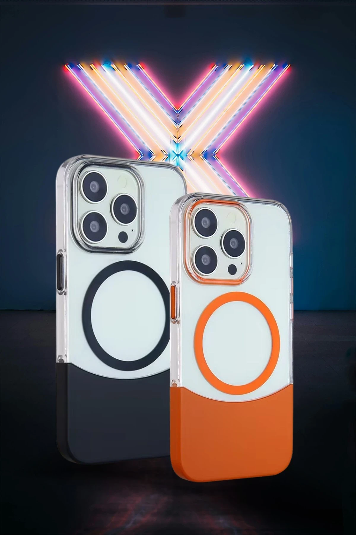 Joko iPhone 14 Pro Max PC Suit Magsafe Kapak - Turuncu