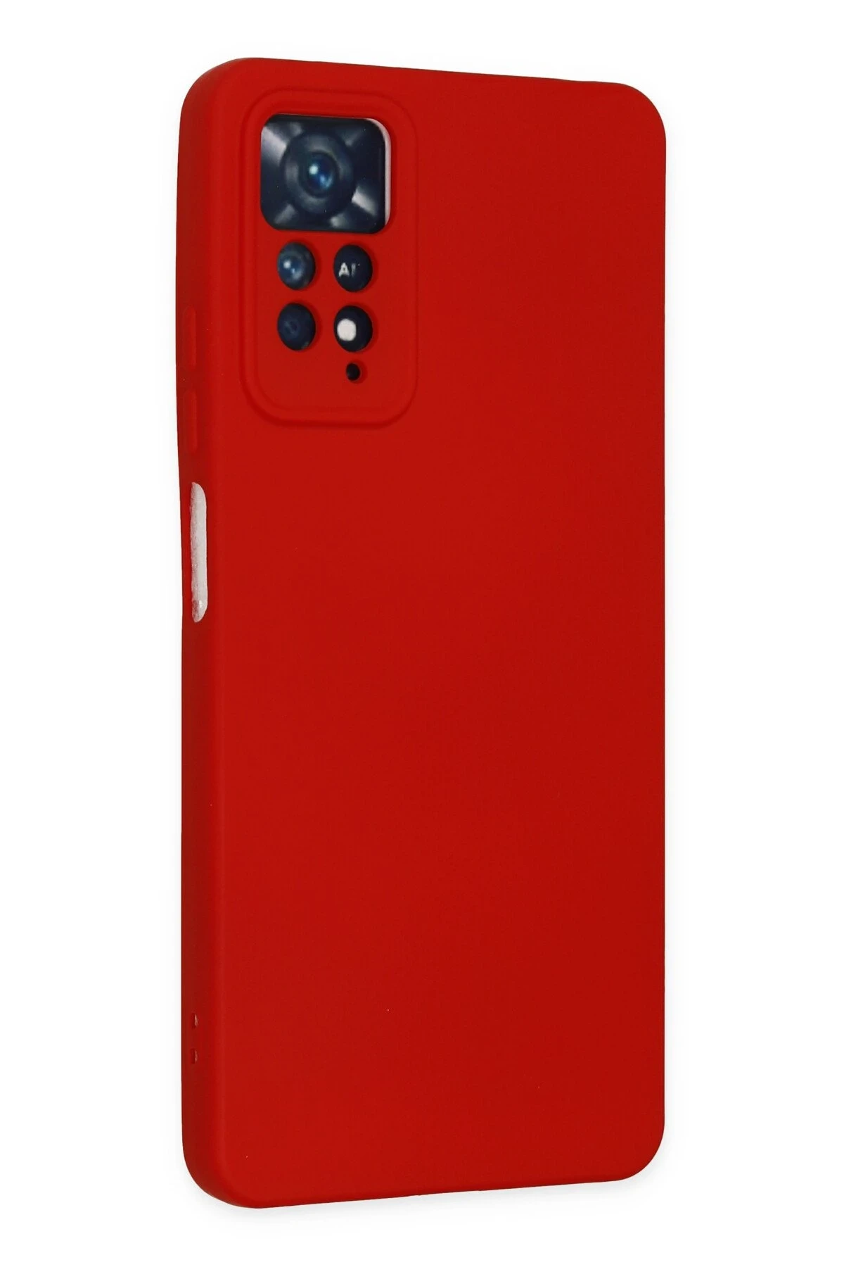 Newface Xiaomi Redmi Note 11 Pro Kılıf Nano içi Kadife Silikon - Kırmızı