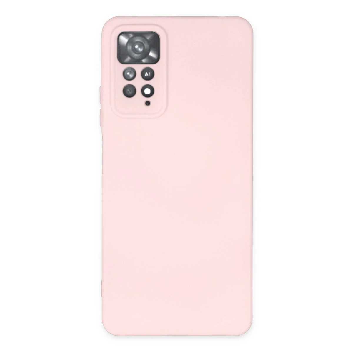 Newface Xiaomi Redmi Note 11 Pro Kılıf Nano içi Kadife Silikon - Pudra