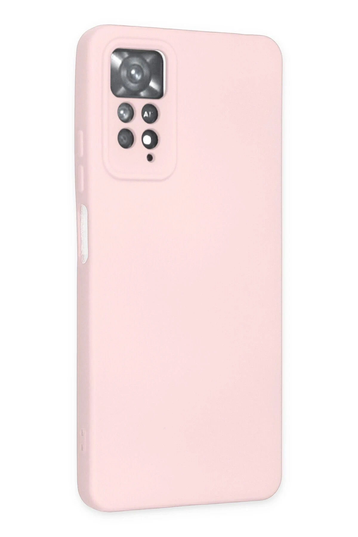 Newface Xiaomi Redmi Note 11 Pro Kılıf Nano içi Kadife Silikon - Pudra