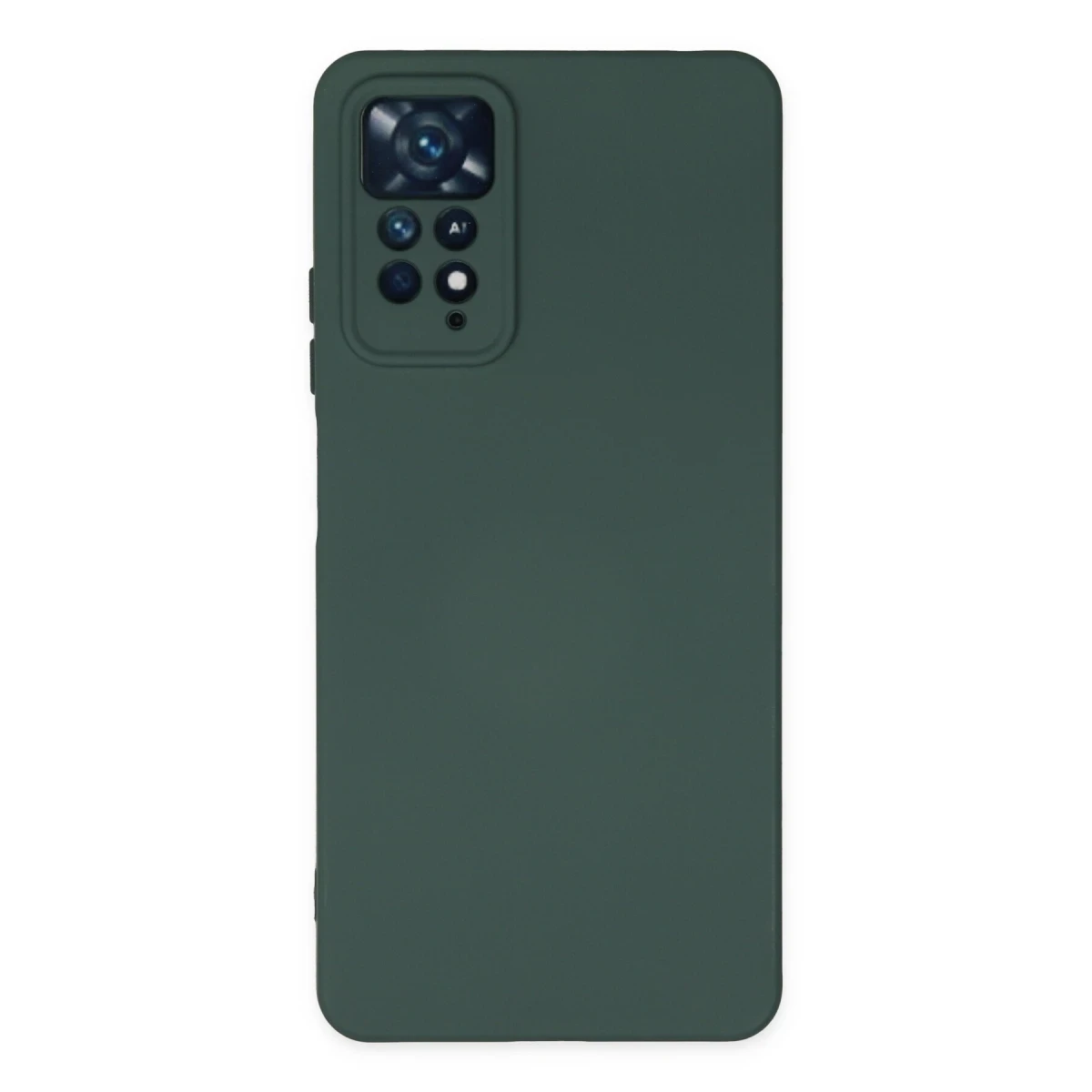 Newface Xiaomi Redmi Note 11 Pro Kılıf Nano içi Kadife Silikon - Koyu Yeşil