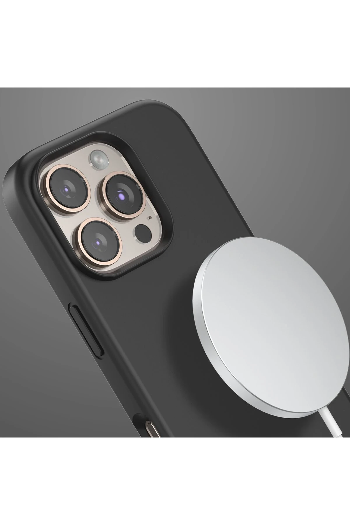 Venco iPhone 16 Pro Max Home Magsafe Kapak - Titan Gri