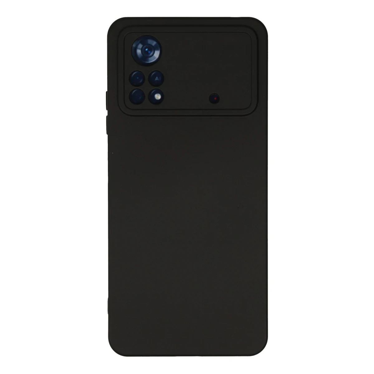 Newface Xiaomi Poco X4 Pro 5G Kılıf Nano içi Kadife Silikon - Siyah