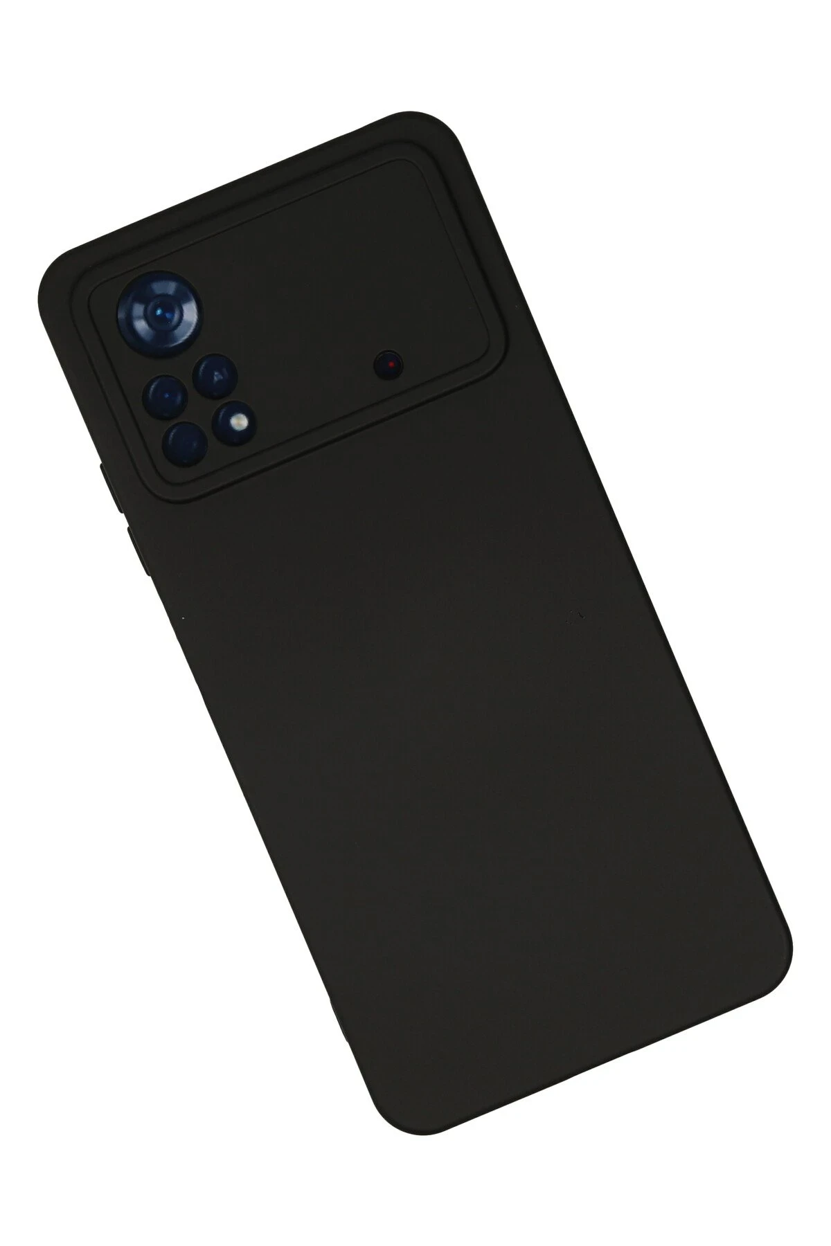 Newface Xiaomi Poco X4 Pro 5G Kılıf Nano içi Kadife Silikon - Siyah