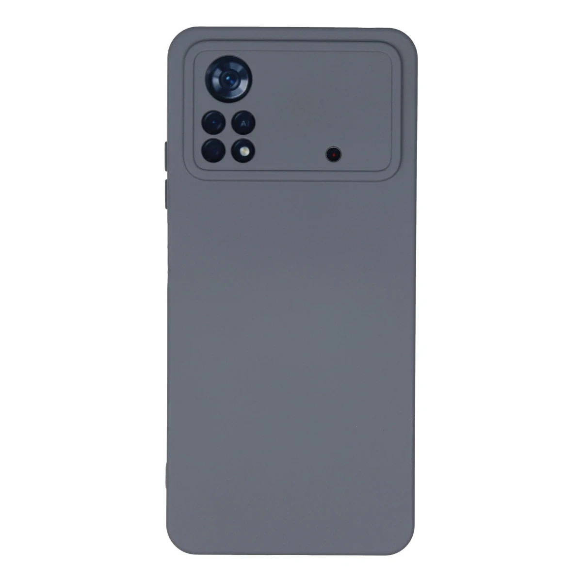Newface Xiaomi Poco X4 Pro 5G Kılıf Nano içi Kadife Silikon - Gri