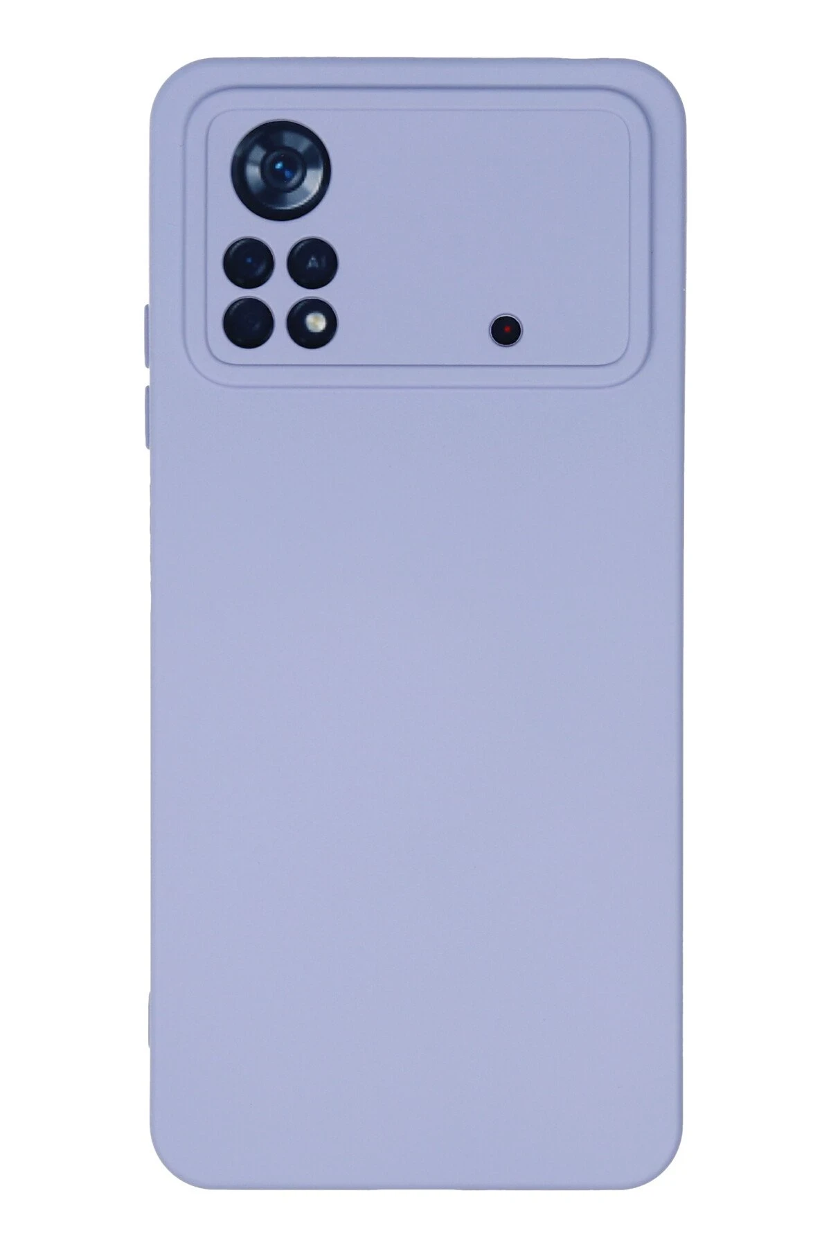 Newface Xiaomi Poco X4 Pro 5G Kılıf Nano içi Kadife Silikon - Lila